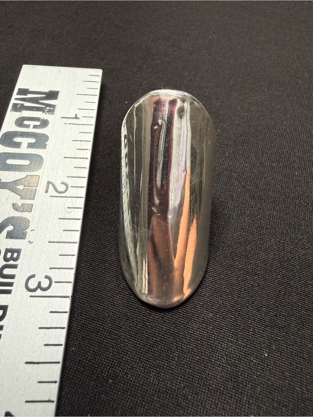 HUGE Sterling silver Wearable Ring size 7 - Picture 2 of 3